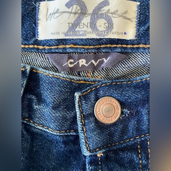 Free People Crvy Siren Jeans Low Rise Straight Jeans NWT - Picture 7 of 11